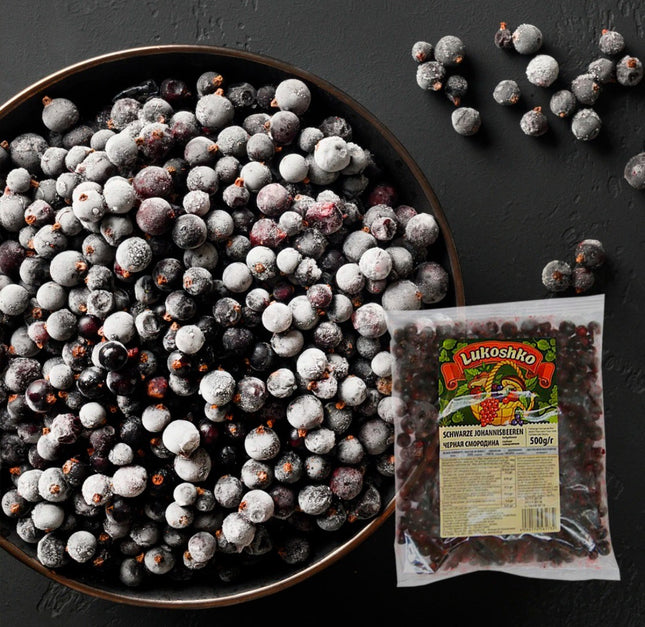Frozen black currants, 500 g
