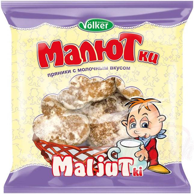 Biscuits en pain d'épice "Malyutki" au lait, 400g