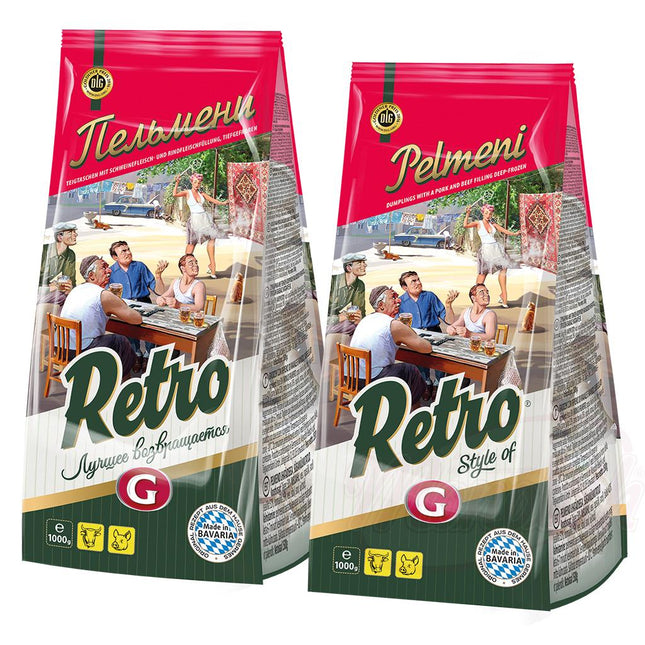 Dumplings with pork and beef  "Retro", 1 kg
