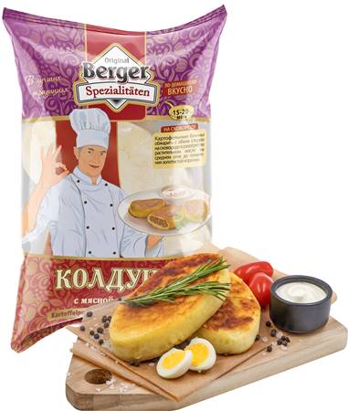 Berger Kolduny potato pancakes with meat, 840g