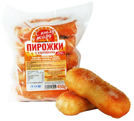 Fried pies with potatoes, 450g