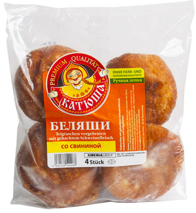 Fried Belyashi with pork 4 pcs, 540 g