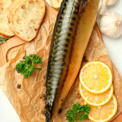 Hot smoked "Skumbrijia", 313 g