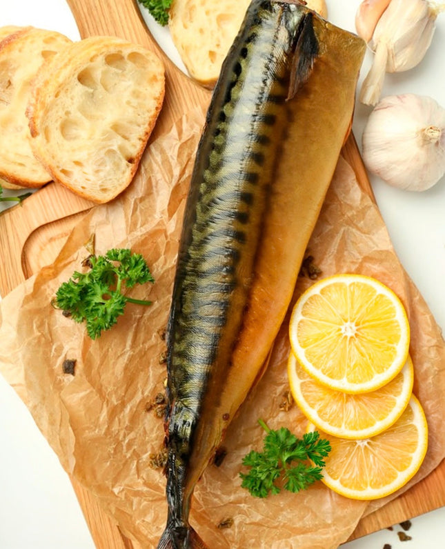 Hot smoked "Skumbrijia", 313 g