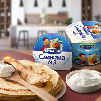 Sour Cream 21%, 250 g