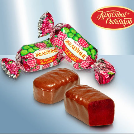 Raspberry Jelly Candies in Chocolate, 300 g.