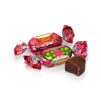 Raspberry Jelly Candies in Chocolate, 300 g.