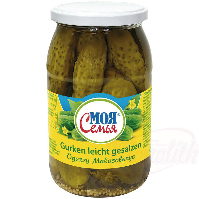 "MOJA SEMJA" Pickled gherkins slightly salted, 860g