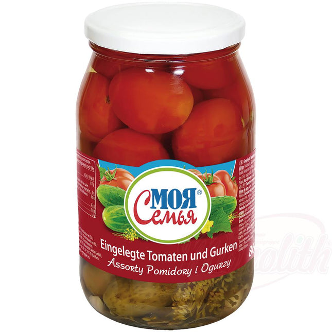 "MOJA SEMJA" Pickled tomatoes and cucumbers