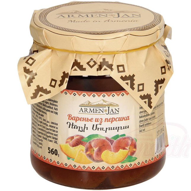 Confiture de pêches, 560g