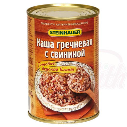 Свинина с гречневой кашей, 400 г
