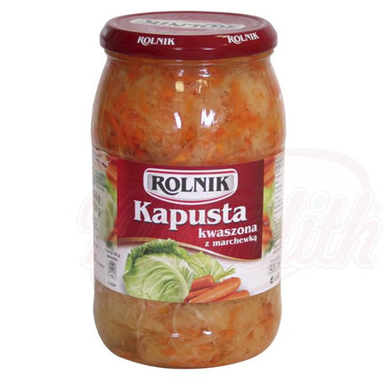 Sauerkraut with Carrots, kvashennaja kapusta, 900 ml