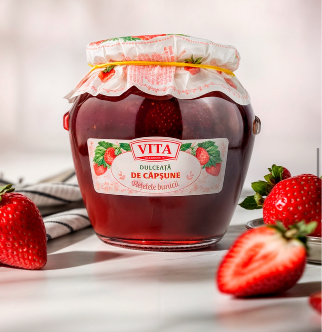 Strawberry jam "Vita", 680 g