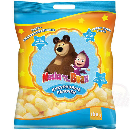 Sweet corn sticks with milk flavor, 160g.