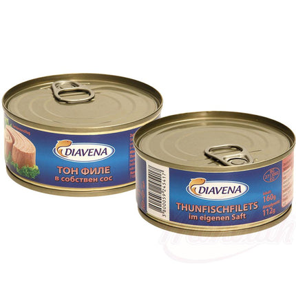 Tuna fillet in its own juice, 160g