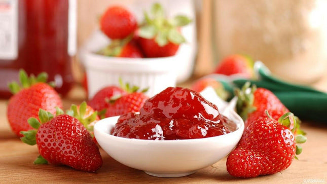 Strawberries in sugar syrup armenian style, 560g.