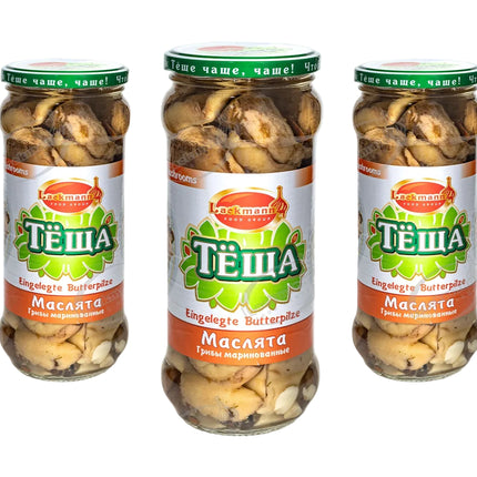 Маринованные грибы в масле с чесноком, 580 мл