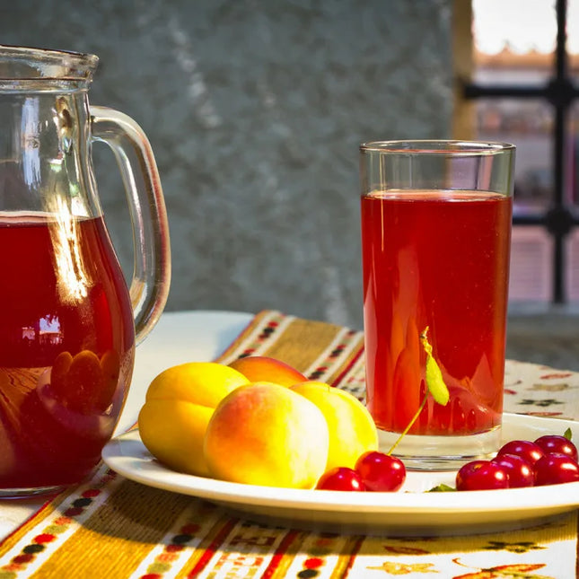 Morello cherry and apricot fruit drink, 3L.