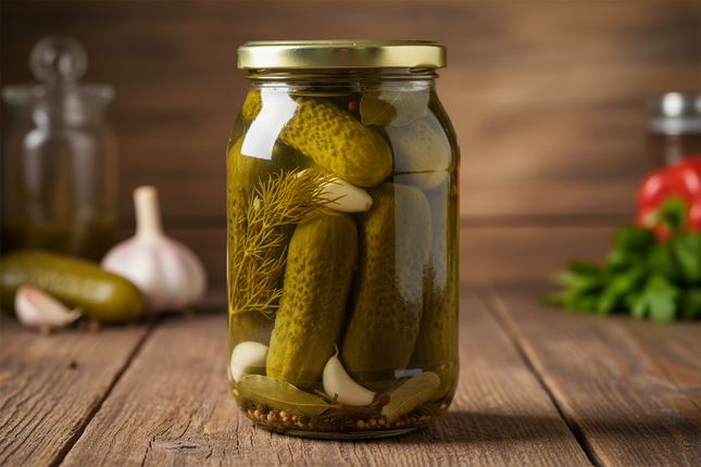 Маринованные в бочках огурцы, 830 г