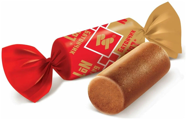 Candies with peanuts and wafer crumbs, 250g.