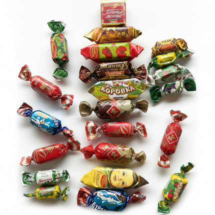 Новогодний подарок со славянскими конфетами, 400 г.