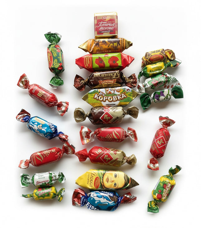 Новогодний подарок со славянскими конфетами, 400 г.