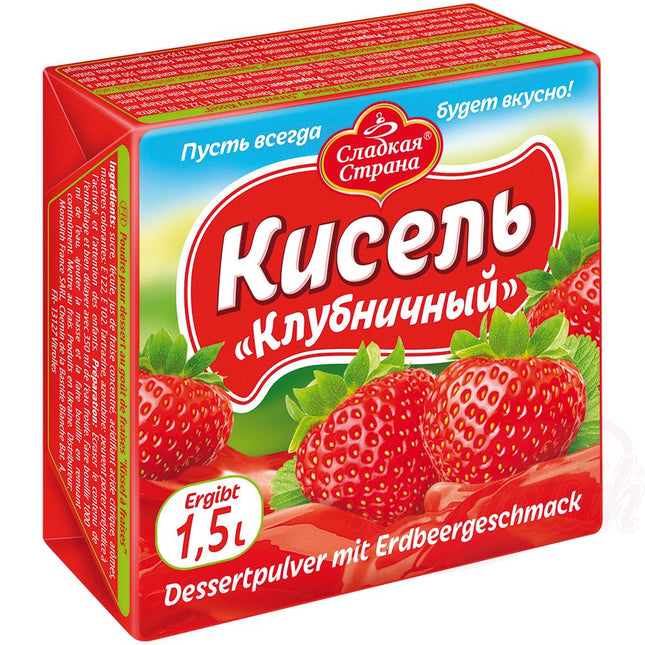 Powder for dessert with strawberry flavor "KISEL", 225 g
