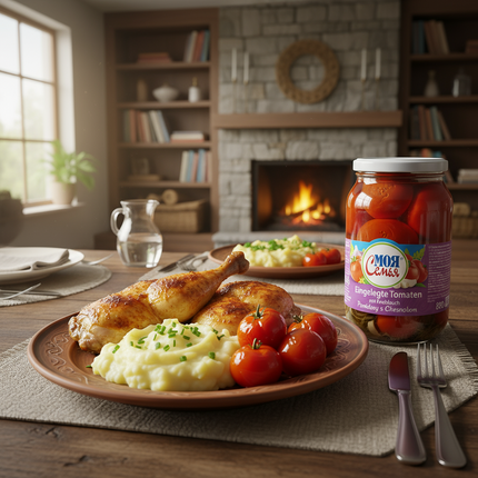 Pickled Tomatoes with Garlic “Moja Semja”, 880 g