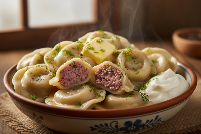 Handmade Pork Dumplings, 1 kg