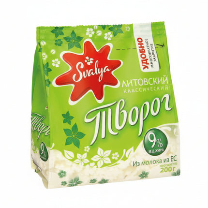 Творог 9% жирности, 200г