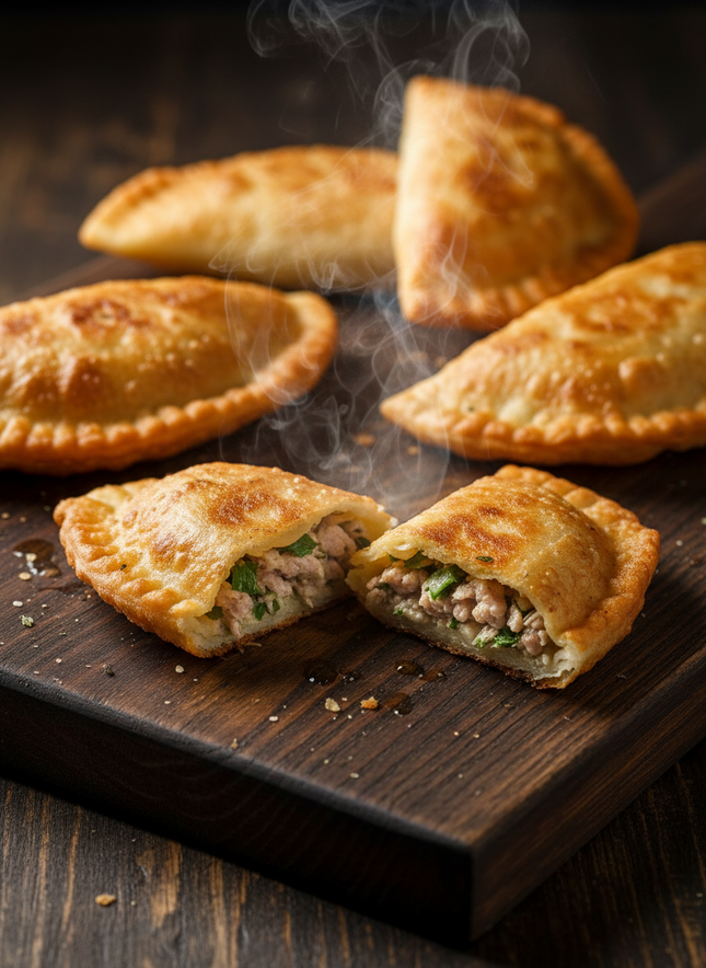 Handmade pork chebureki, 500 g