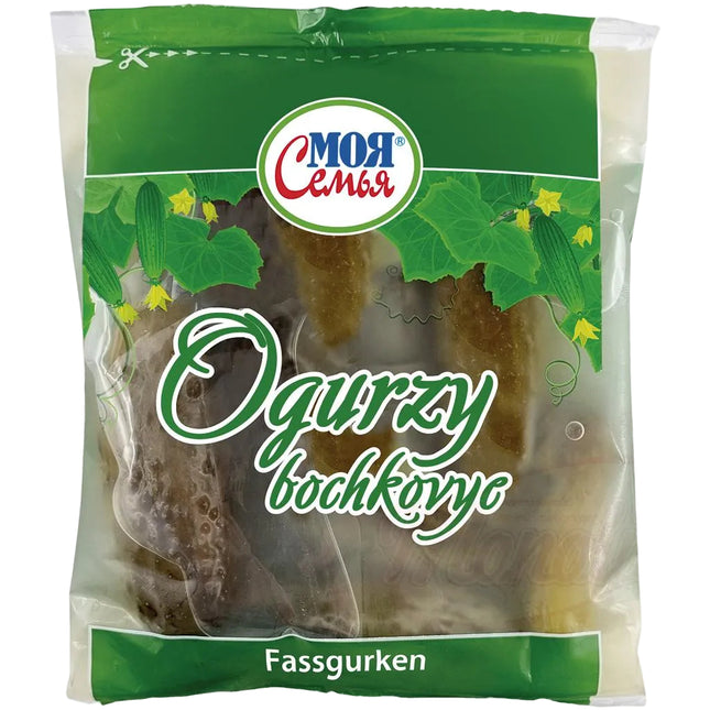 “Moja Semja” Barrel Pickled Cucumbers, 650 g