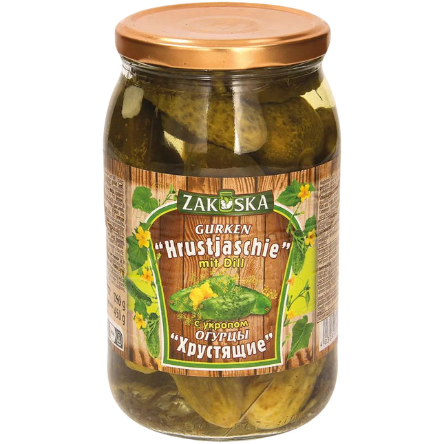 Pickled Cucumbers with Dill, 900 ml