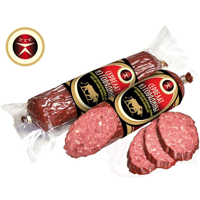 Smoked beef sausage, salami, 270 g