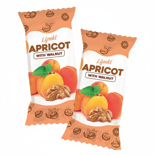 Chocolate Covered Apricots with Walnuts, 300g