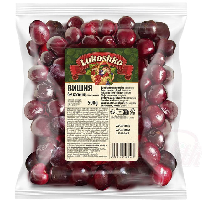 Pitted cherries, 500 g