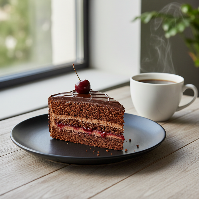 Praga Cake with Sour Cherries, Frozen, 850g