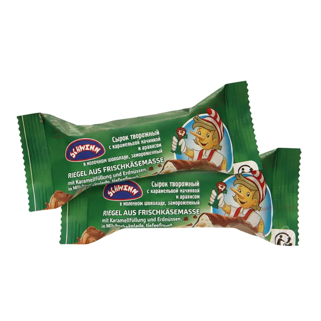 Творожный сырок с карамелью и арахисом, 40г