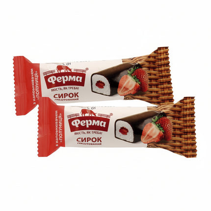 Curd Bar with Strawberry Filling 23% Fat, 36g