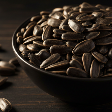 XXL Roasted & Salted Black Sunflower Seeds, 400 g