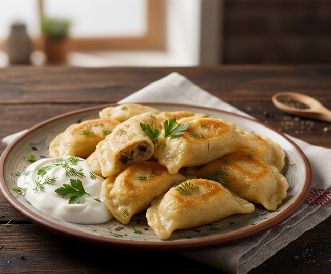 Polish Pierogi with Sauerkraut & Mushrooms, 500g