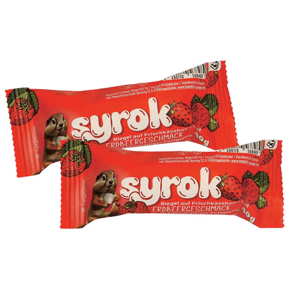 Strawberry Flavored Glazed Curd Bar, 40g