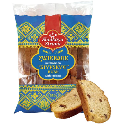 Сухарики "Киевские" с изюмом, 350г